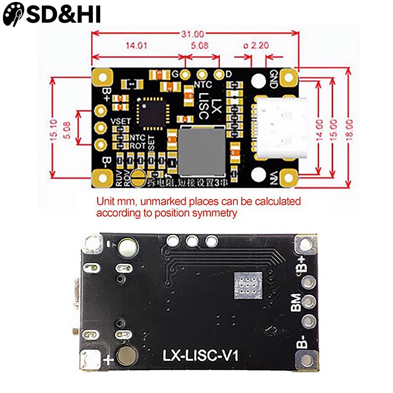 1pc Type-C 2S 3S 8.4V 12.6V St - Li Ion Charger Module ulasan dan harga