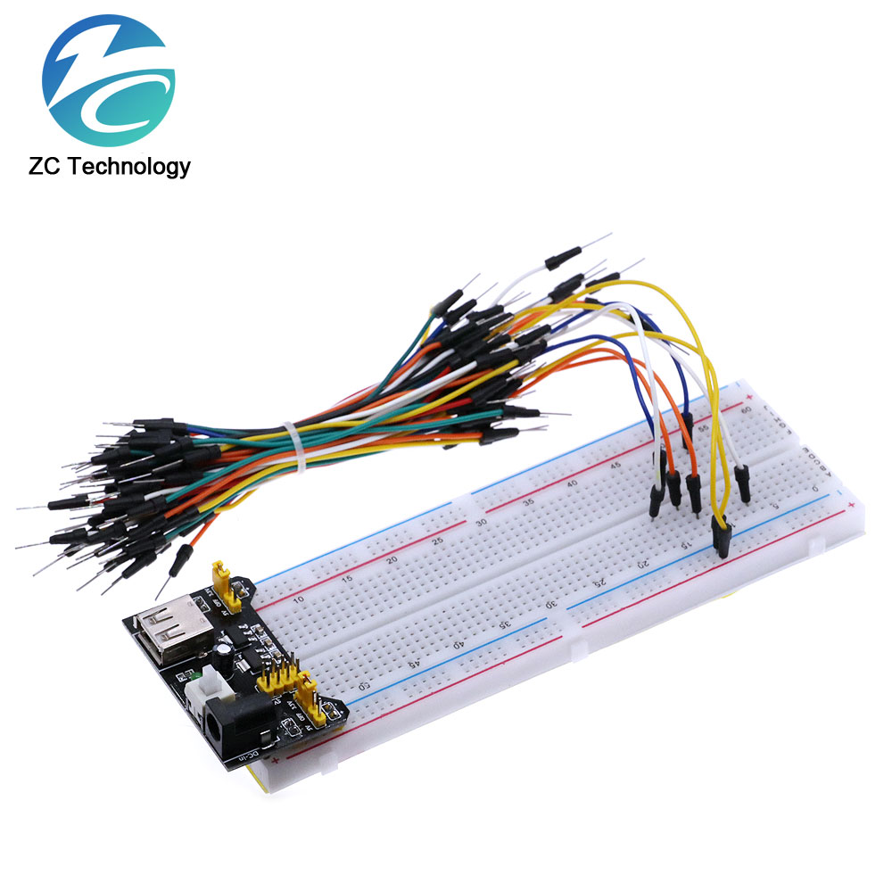 3.3V/5V MB102 Breadboard Power - Breadboard 400 Point ulasan dan harga