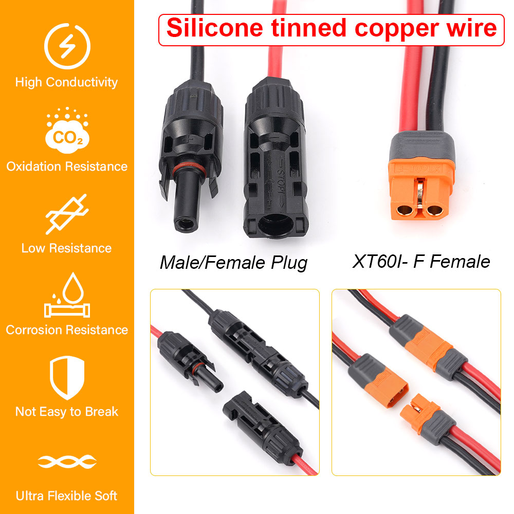 1/2/3/6M XT60 12AWG XT60i-F Fe - Ipex Connector ulasan dan harga