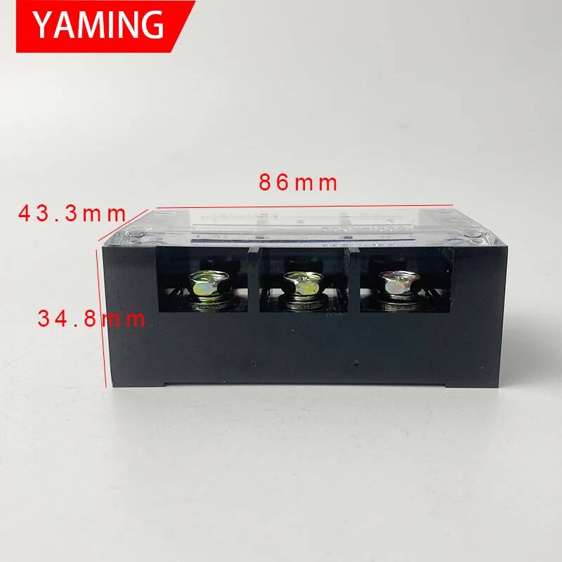 2pcs TBC-1003 100A 3P 600V 6 S - Screw Terminal Block ulasan dan harga