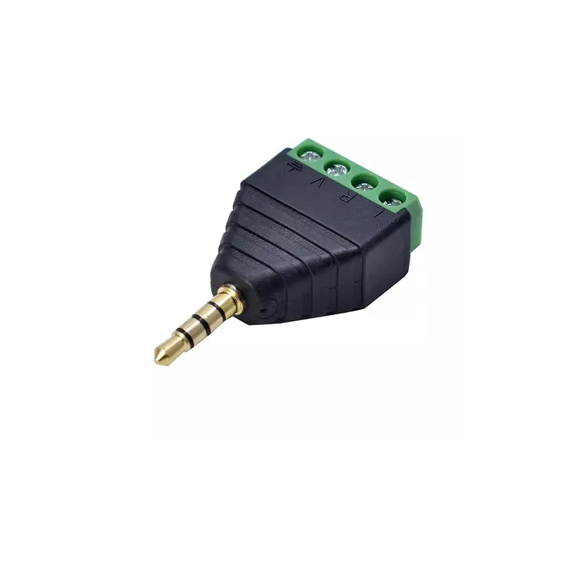5/20/100PCS  3.5mm Stereo 4 Po - Screw Terminal Block ulasan dan harga