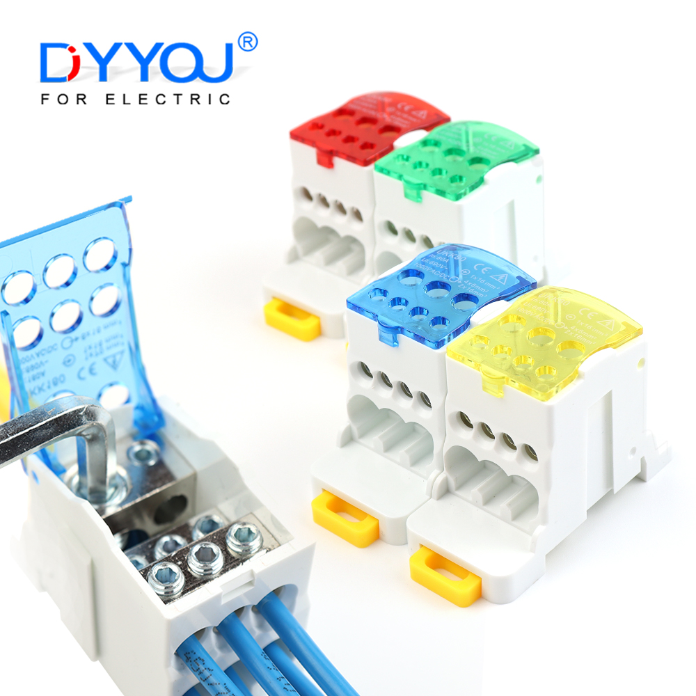 1 in 6 out Rail Type Quick Wir - Screw Terminal Block ulasan dan harga